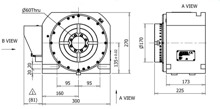 上銀170四軸轉(zhuǎn)臺(tái)